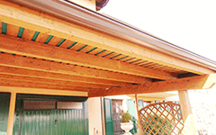 coperture in legno per l'esterno