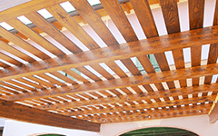 coperture in legno per l'esterno