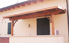 Copri Balcone in Legno