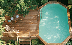 piscina in legno